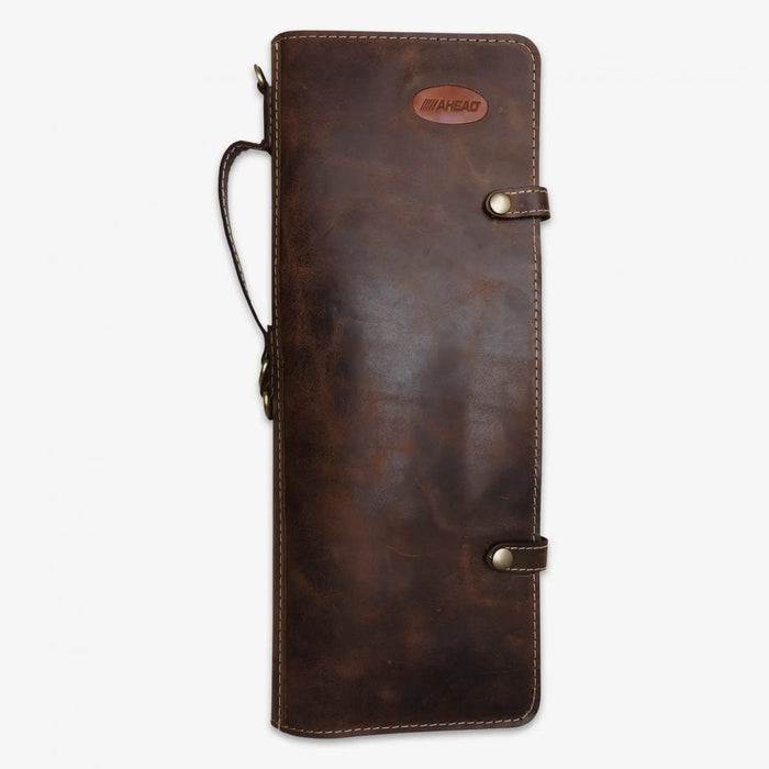 Ahead Handmade Leather Stick Case - Brown