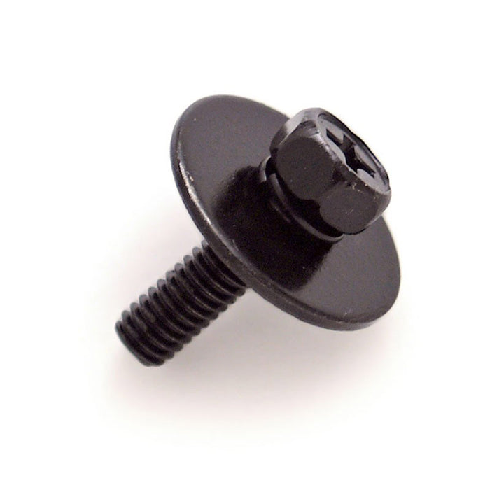 M4 x 11mm Black Screw with Washer