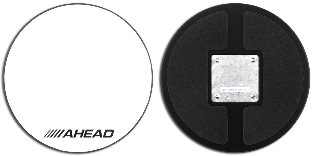 Ahead 10" Corp Snare Pad with Snare Sound White Hard Surface