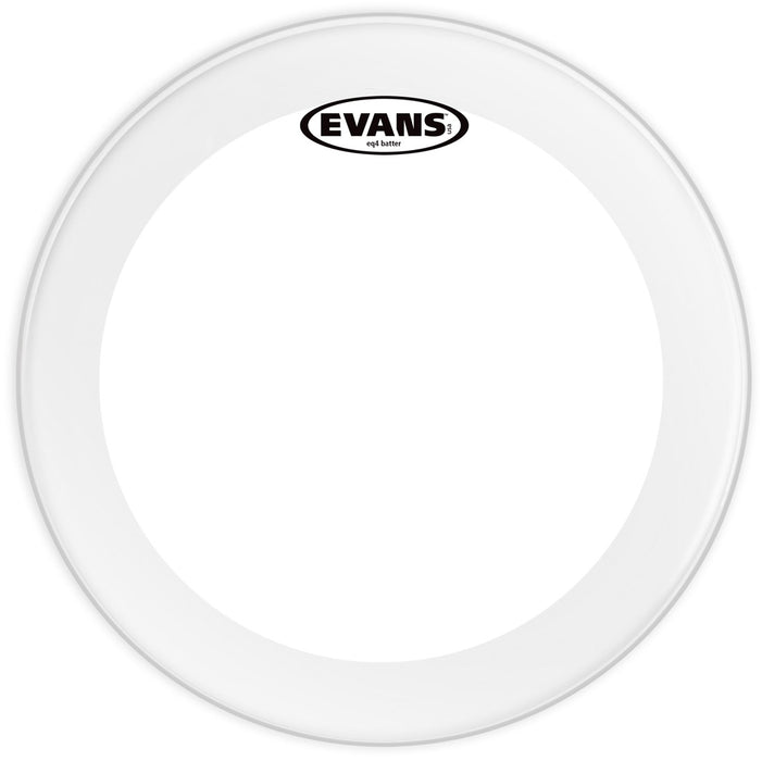 Evans 18" EQ4 Bass Drum Head Clear