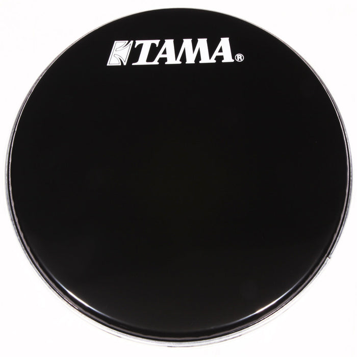 Tama 22" Smooth Black Bass Drum Front Head w/ Logo
