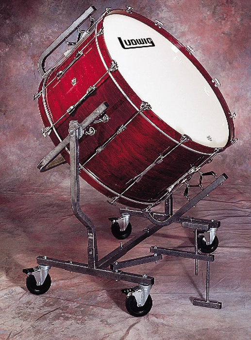 Ludwig 20x36" Concert Bass Drum w/ LE788 All-Terrain Stand - Black Cortex