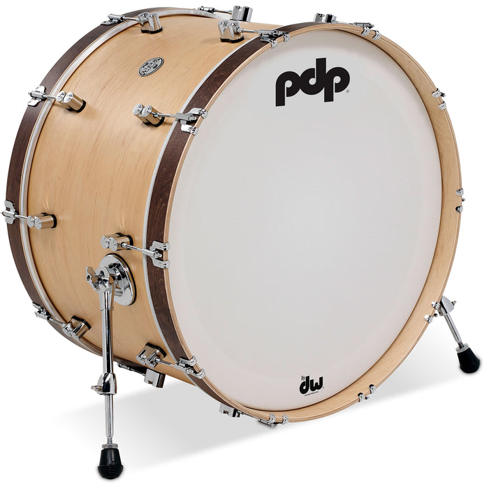 PDP Concept Classic 14" x 24" Bass Drum - Natural/Walnut