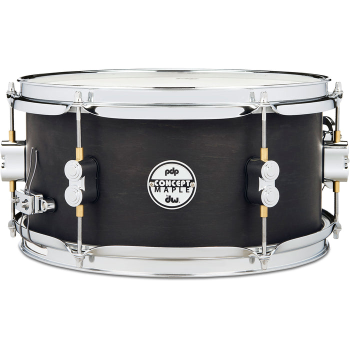 PDP Concept Snare 6X12 Black Wax Cr Hw