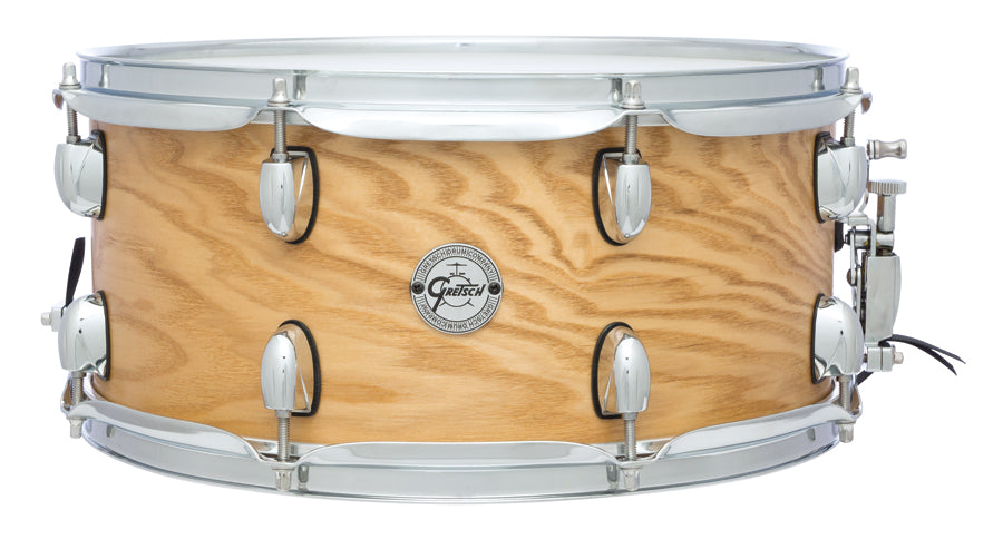 Gretsch Silver Series Snare Drum - 6.5" x 14" Natural Ash Shell
