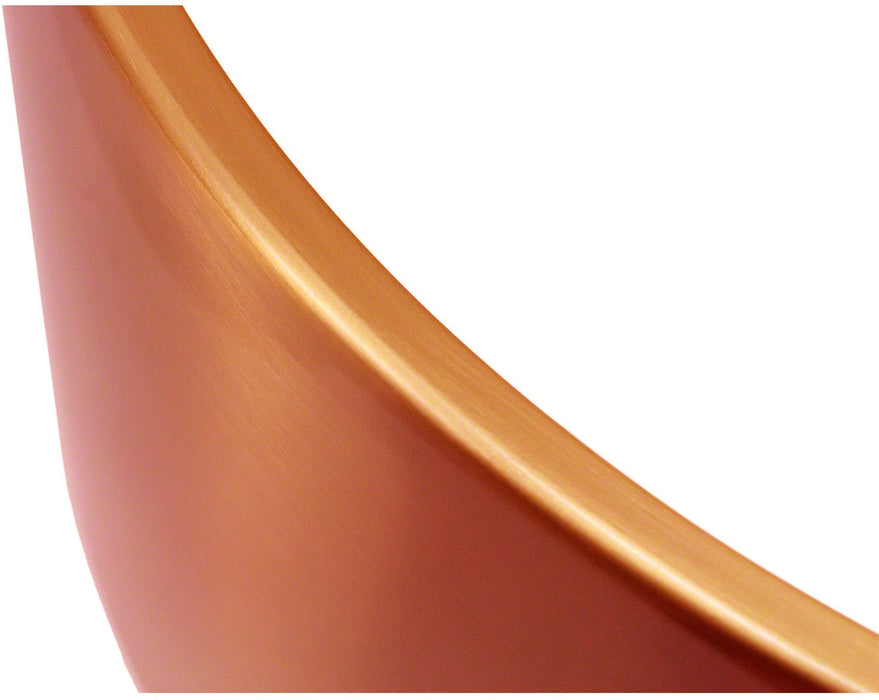 8" x 14" Lacquered Polished Copper Snare Drum Shell