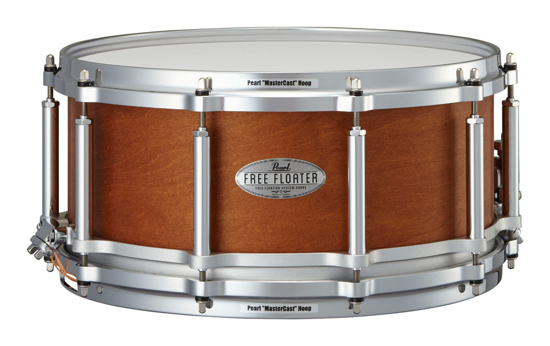 Pearl 14" x 6.5 Maple/Mahogany Free Floating Snare Drum