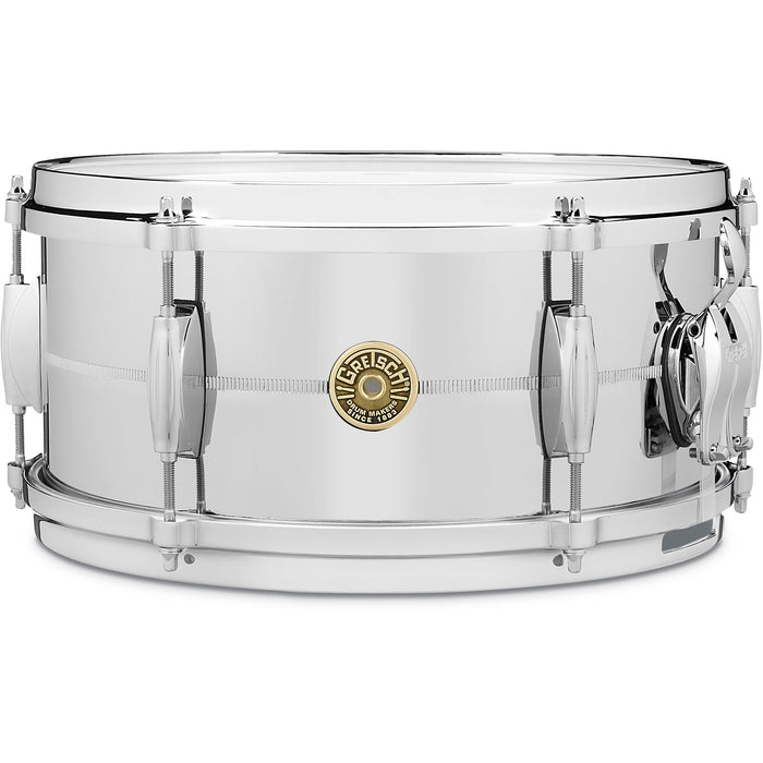 Gretsch 6" x 13" Chrome Over Brass Snare Drum