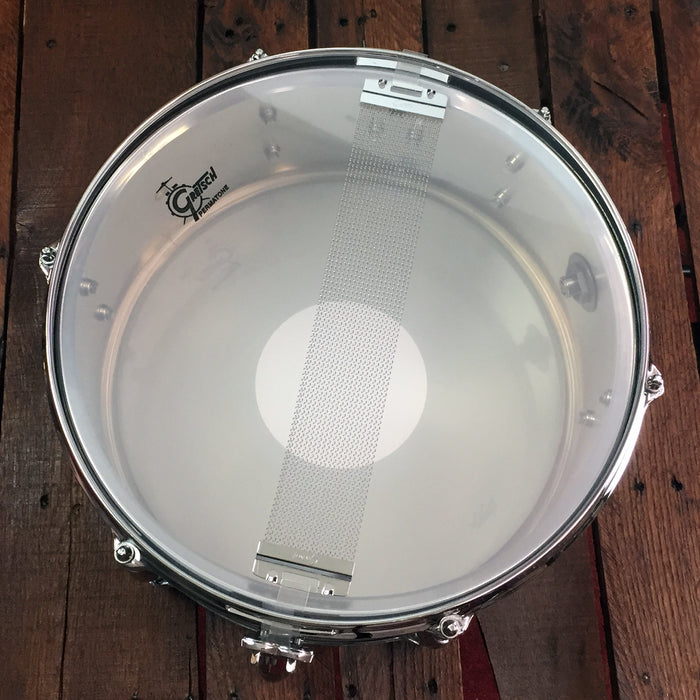 Gretsch 6" x 13" Chrome Over Brass Snare Drum
