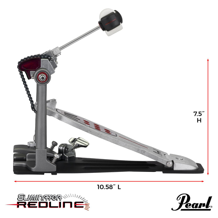 Pearl Eliminator Solo Bass Drum Pedal - Red Cam