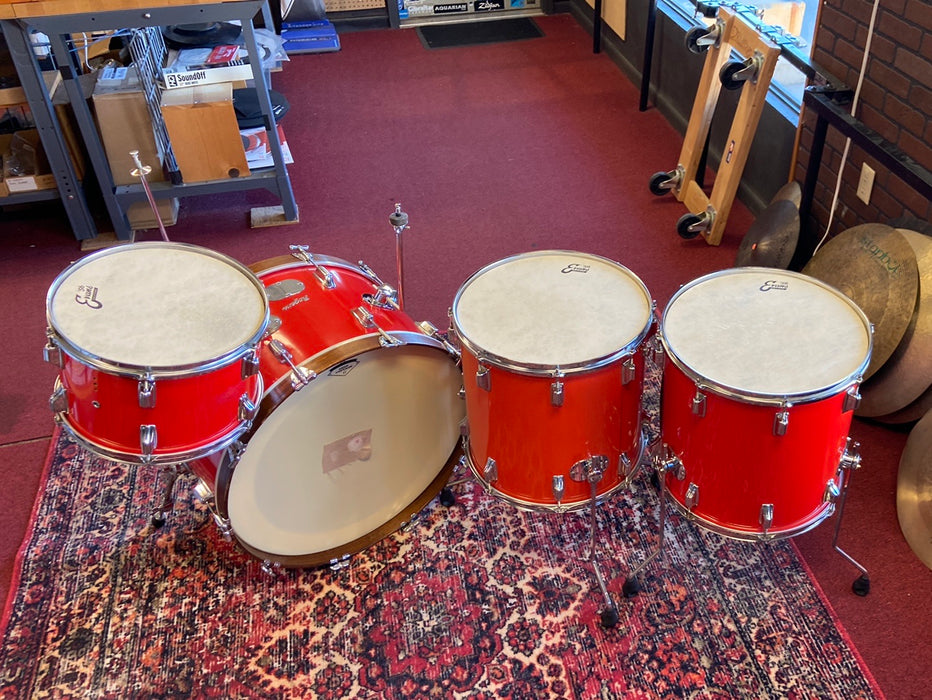 Rogers VINTAGE '72 Powertone 4pc Shell Pack - Mojave Red