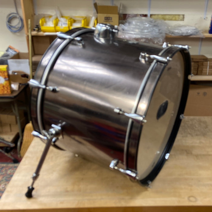 Mapex USED 22" x 16" Venus Bass Drum - Brushed Silver