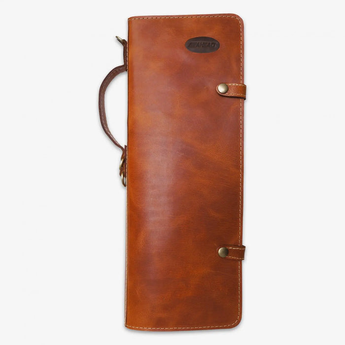 Ahead Handmade Leather Stick Case - Tan