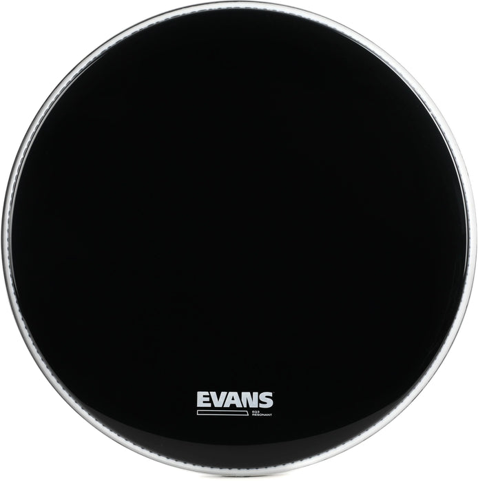 Evans 18" EQ3 Resonant Black Bass Drum Head - No Port