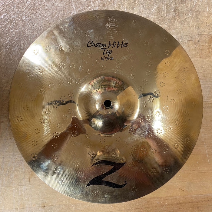 Zildjian USED 14' Z Custom & New Beat Hihat Set