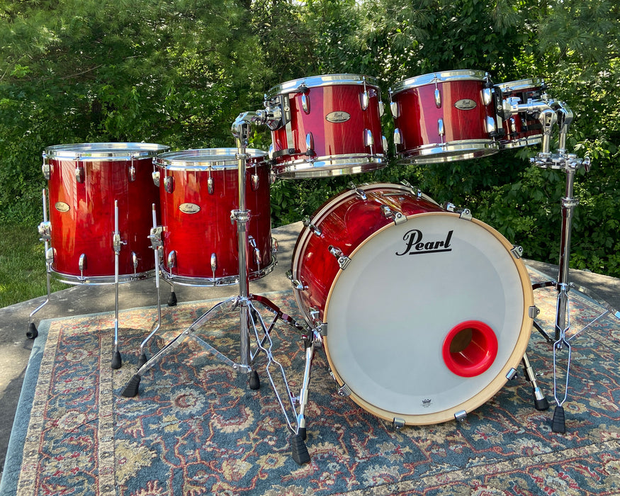Pearl USED Session Studio Select 6pc Shell Pack - Antique Crimson Burst