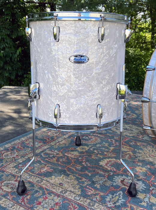 Pearl USED Masters Maple Complete 22" 4pc Shell Pack - White Marine Pearl