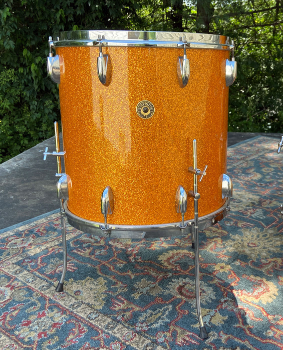 Gretsch VINTAGE '50s 3ply 4pc Shell Pack - Gold Glass Glitter