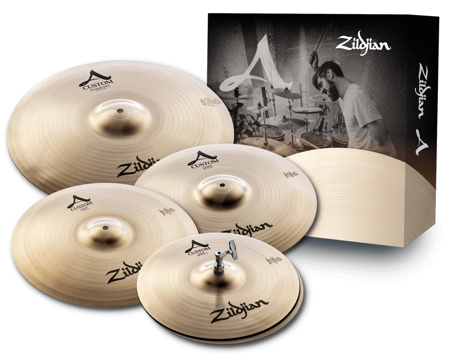 Zildjian A Custom 4 Cymbal Pack