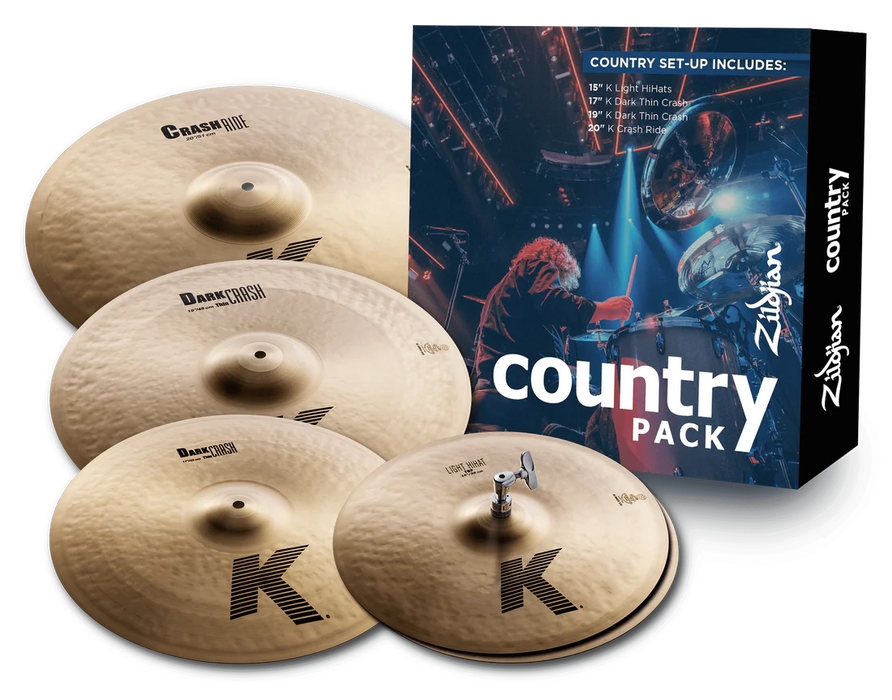 Zildjian K Country 4 Cymbal Pack