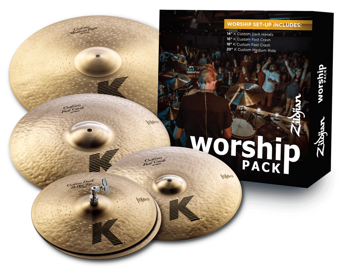 Zildjian K Custom Worship 4 Cymbal Pack — Drums on SALE