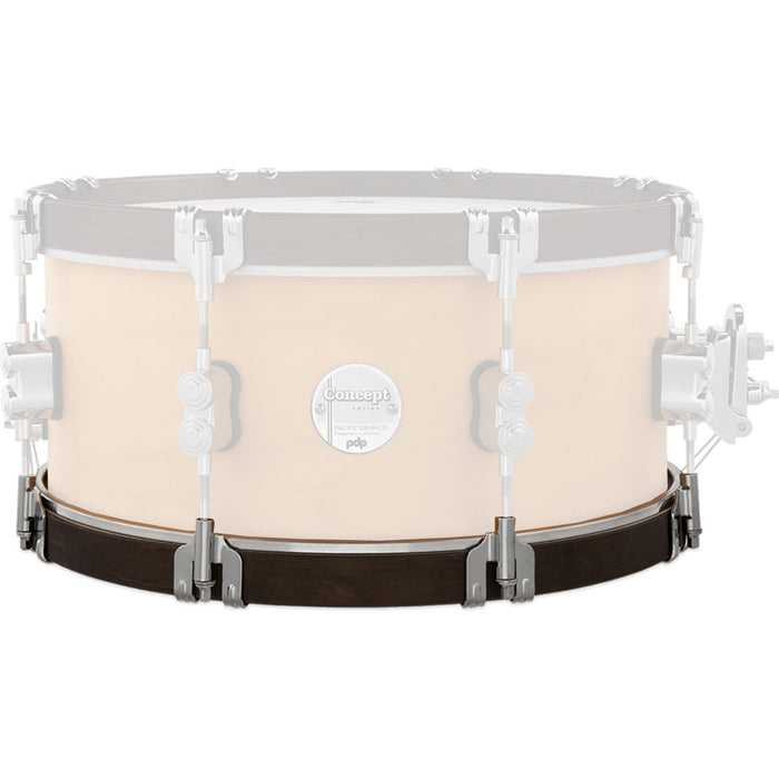 PDP CC Wood Hoop 1" x 14" Snare Side - Solid Walnut Stain