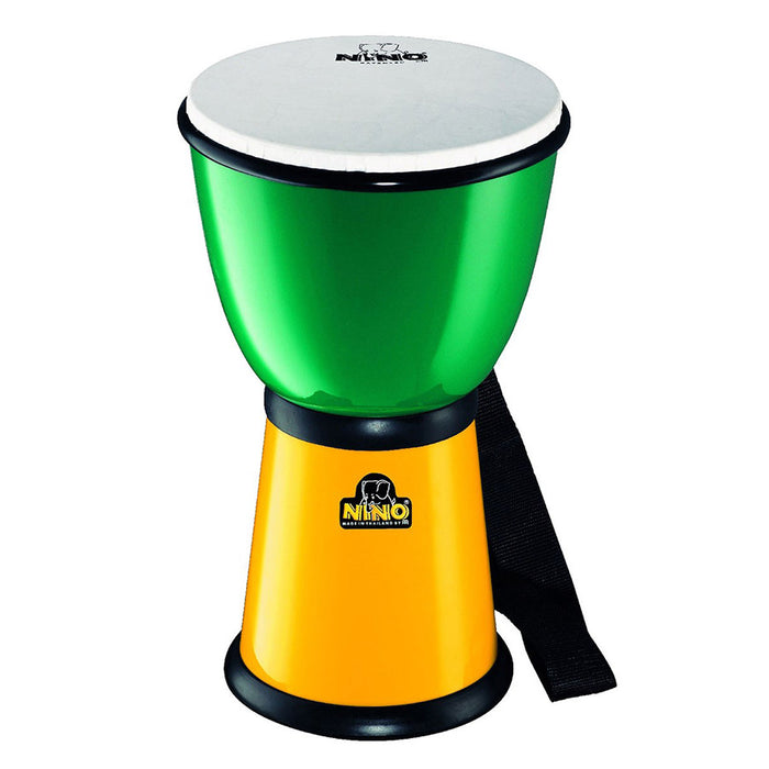 Meinl NINO ABS Djembe 8" Green/ Yellow