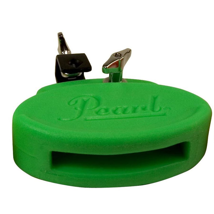 Pearl High Clave Block w/ Holder- Neon Green