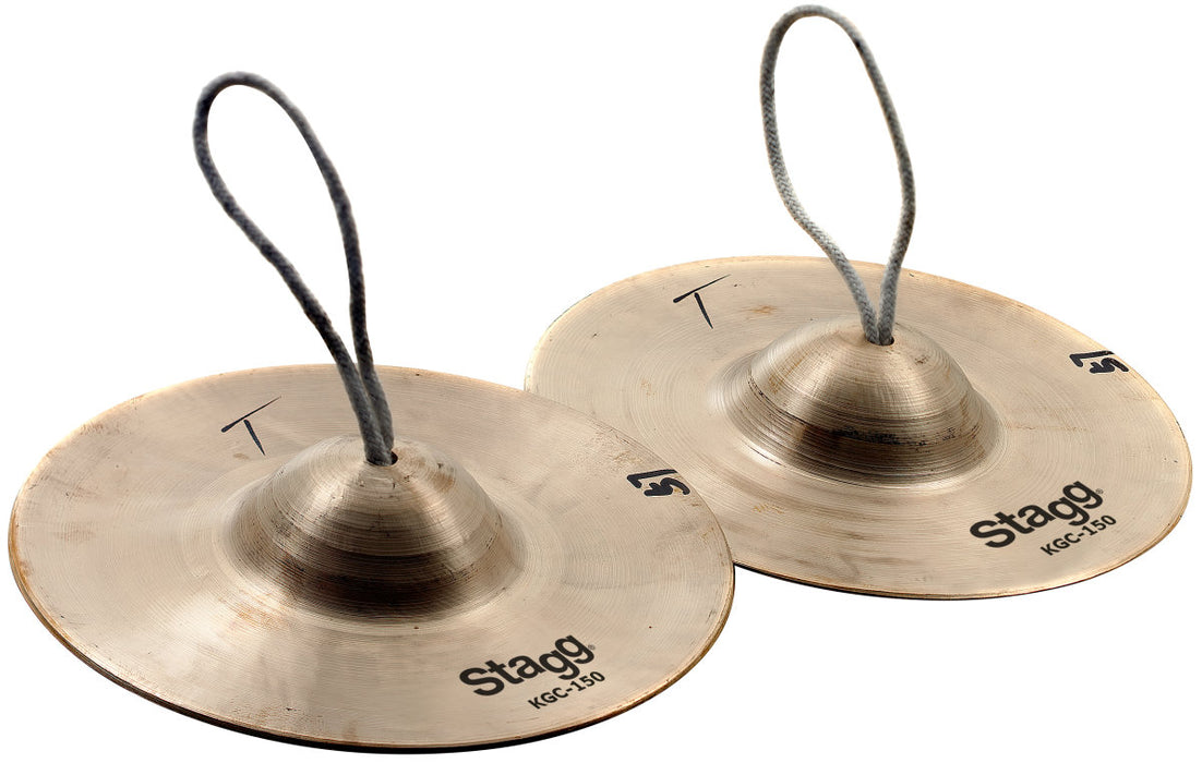 Stagg 5.9" Guo Kettle Cymbals - Pair
