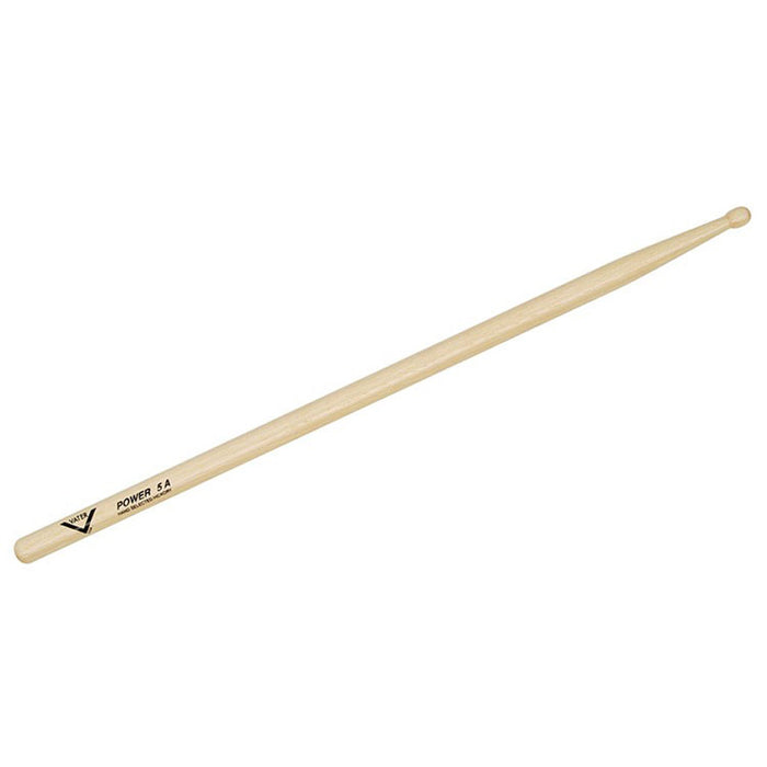 Vater Power 5A Hickory Drum Sticks - Wood Tip