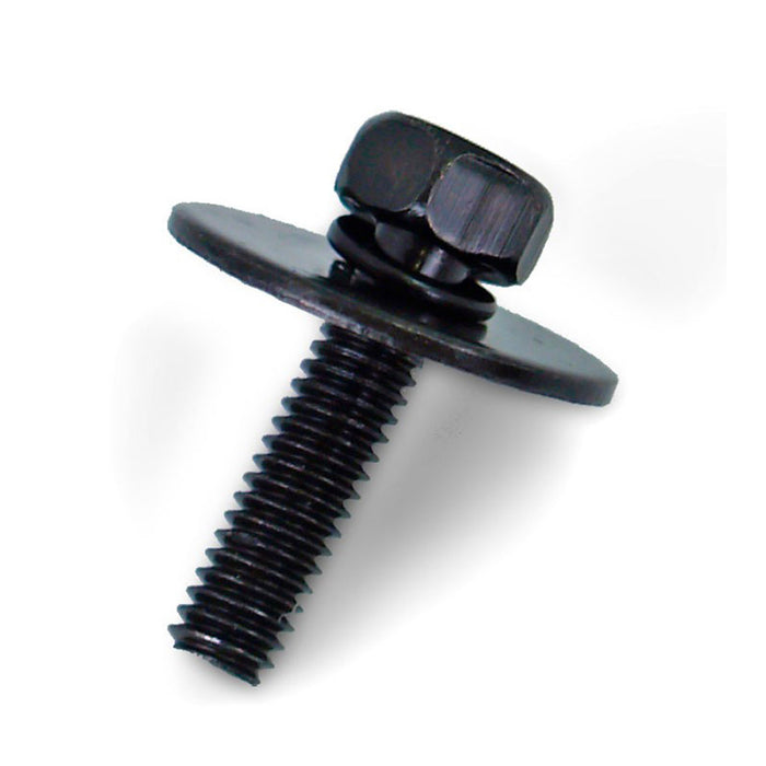 M4 x 16mm Black Screw with Washer