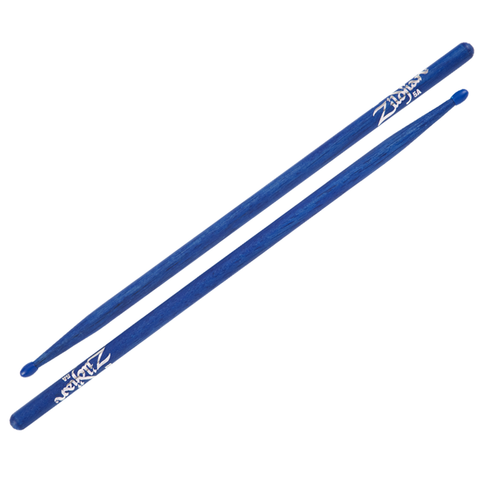 Zildjian 5A Nylon Tip Blue Drumsticks