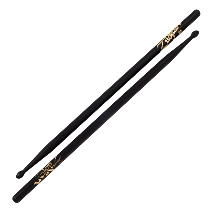 Zildjian 5A Wood Tip Black Drumsticks