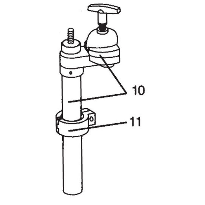 Ludwig Ball Holder Casting W/Tube