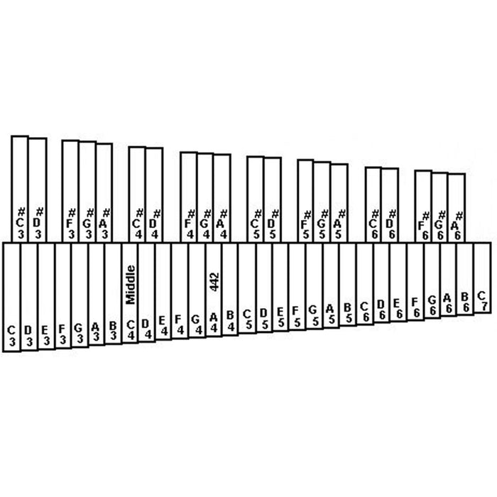 Musser M31 Marimba Replacement Bars - Complete Set