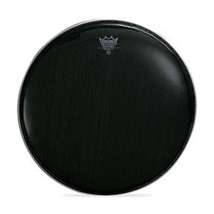 Remo BLACK MAX Drum Head - Crimped - EBONY 13 inch