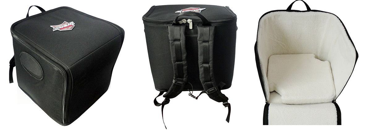 Ahead Armor Cases 10x14" Snare Case w/back pack strap and Shark Gil Handles