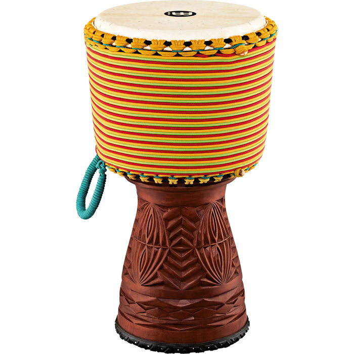 Meinl Artisan Edition Tongo Carved Djembe 12" Coloured Rope Wrapping