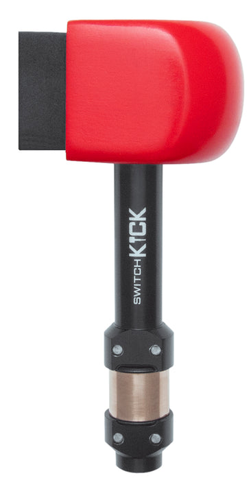 Ahead BOB's Two-Way FOAM/WOOD Beater Black Sponge Foam/Red Painted Maple Great for Practice Bass Drum or Softer Touch Reverses to Hard Maple Wood