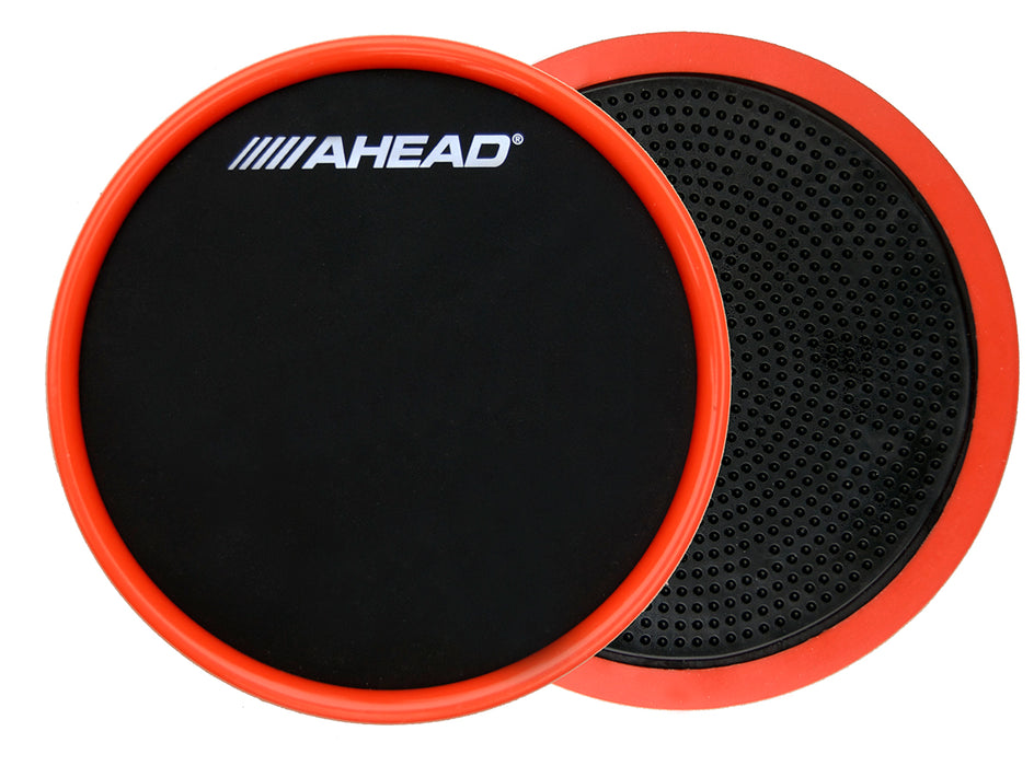 Ahead 6" Stick-On Compact Practice PadTacky Gel Back Black w/ Red Rim Practice on Any Flat Surface Gum Rubber