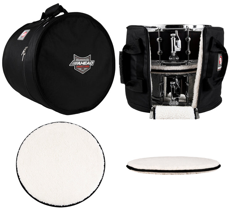 Ahead Armor Cases 16" X 14" Multi Snare/Timbali Case with 2 Stackers