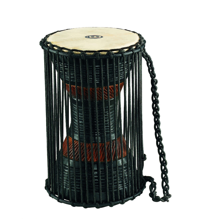 Meinl African Talking Drum 7" x 12" Medium Brown/ Black