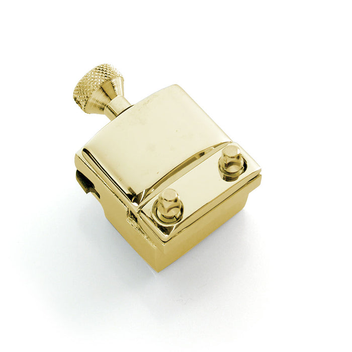 Square Adjustable Snare Butt Plate - Brass - B-1BR