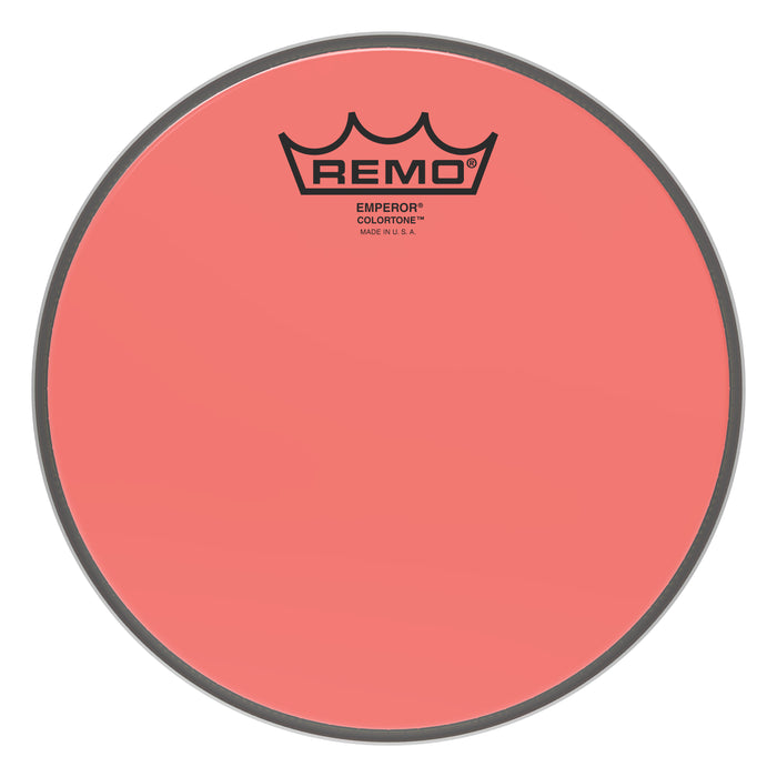 Remo Emperor Colortone Red Drumhead 8"