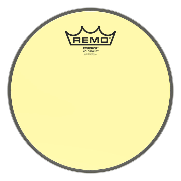 Remo Emperor Colortone Yellow Drumhead 8"