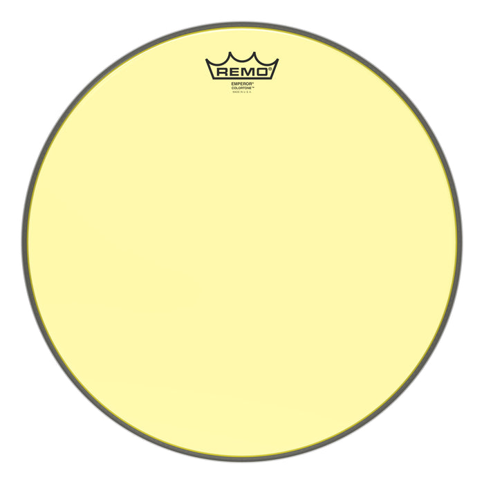 Remo Emperor Colortone Yellow Drumhead 15"