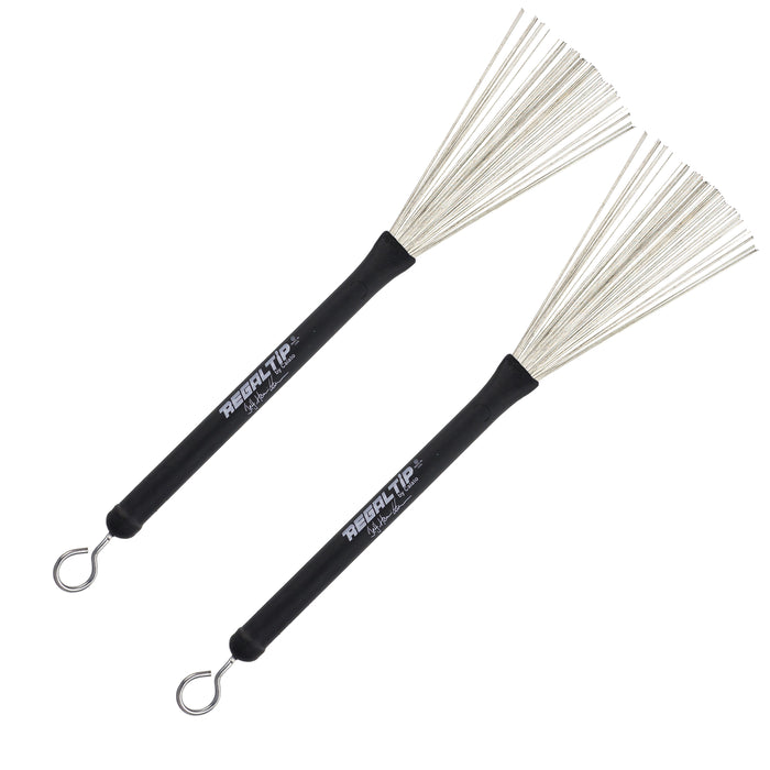 Regal Tip Jeff Hamilton Heavy Wire Retractable Performer Series Brushes