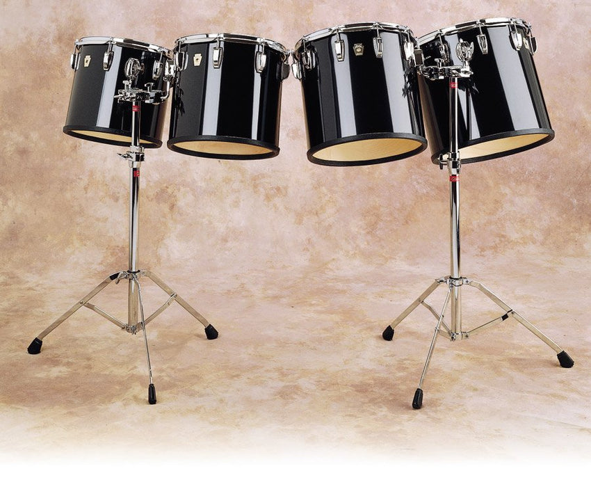 Ludwig 13", 14", 15", 16" Low Range Concert Tom Set w/ Stands - Mahogany Stain