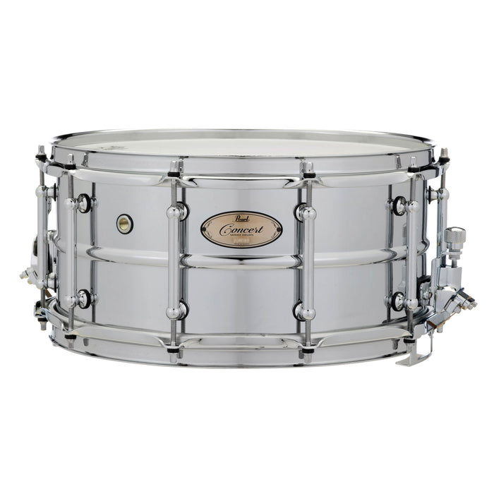 Pearl 14" x 6.5" Concert Steel Snare Drum