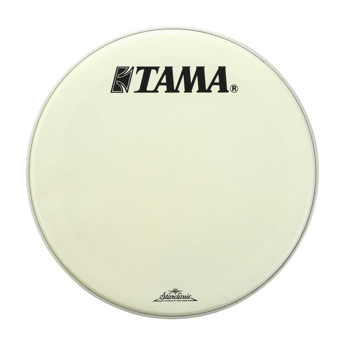 Tama 22" Coated White Bass Drum Front Head w/ Starclassic Logo